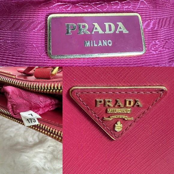 💯Authentic Prada Safiano  Small Leather Handbag🍀 - Picture 7 of 15